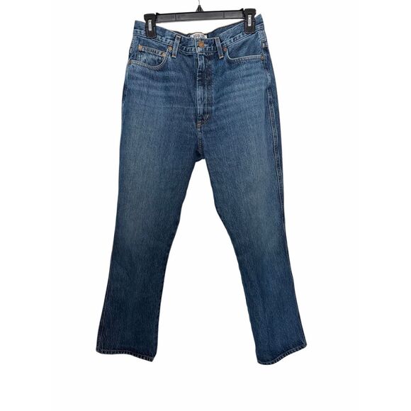 AGoldE Pinch Waist High Rise Kick Flare Jeans in Placebo Size 28 - Picture 5 of 12